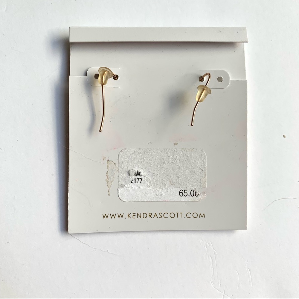 Kendra Scott Rose Gold Open Earrings - Picture 6 of 6